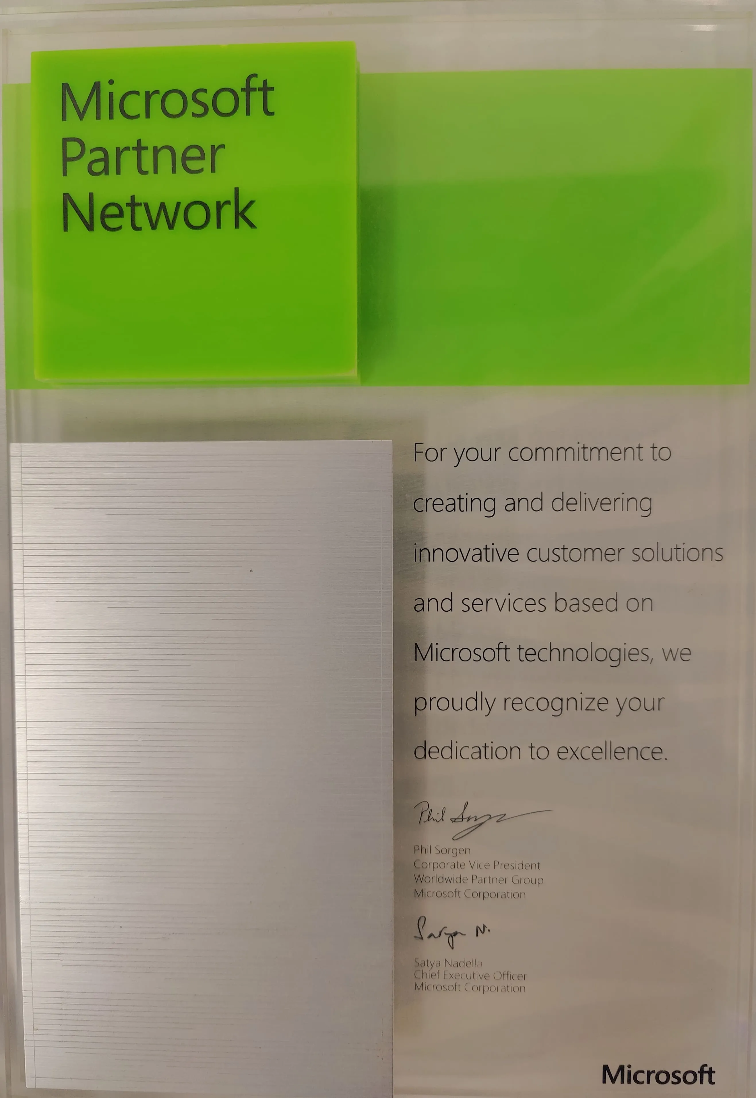 Microsoft Partner Network 2013-2014